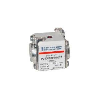 Mersen Square Body Fuse 100A Size 30 FF High Rupture Capacity 700V T300052 / PC30UD69V100TF