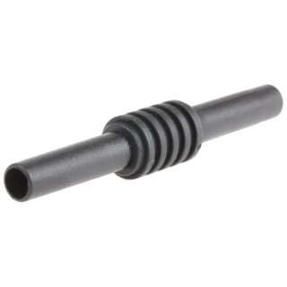 Staubli Black Female Test Connector Adapter with Brass Contacts and Nickel Plating 1kV 32A 66.9123-21