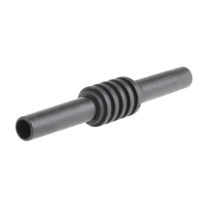 Staubli Black Female Test Connector Adapter with Brass Contacts and Nickel Plating 1kV 32A 66.9123-21