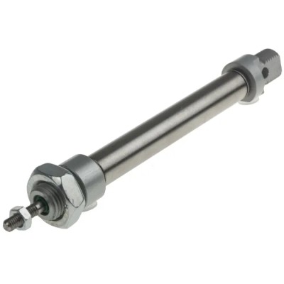RS PRO Pneumatic Piston Rod Cylinder 10mm Bore 50mm Stroke ISO 6432 Series Double Acting 304-3426