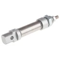 RS PRO Pneumatic Piston Rod Cylinder 20mm Bore 25mm Stroke ISO 6432 Series Single Acting 304-3319