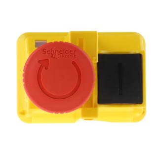 Schneider Electric Emergency Stop Push Button, Turn to Release, Mushroom Head 40mm Diameter, IP55, Red GV2K031