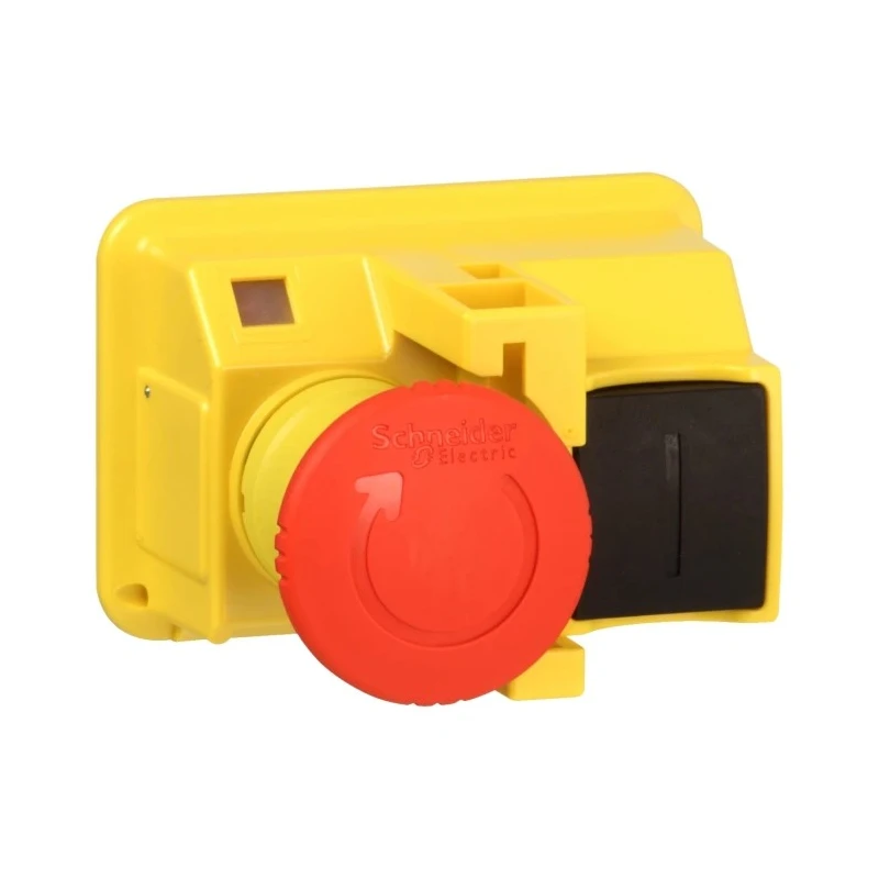 Schneider Electric Emergency Stop Push Button, Turn to Release, Mushroom Head 40mm Diameter, IP55, Red GV2K031