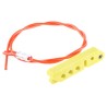 Brady Yellow 3-Lock Lockout Nylon Cable Lockout Device, 7 mm SCISSOR LOCKOUT: YELLOW SCISSOR LOCK W/3