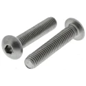 RS PRO Bright Zinc Stainless Steel Hex Socket Cap Screw M5 x 25 mm Grade 10.9 304-4643