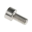 RS PRO Plain Stainless Steel Hex Socket Cap Screw, Hex Socket, M5 x 10 mm 304-4586