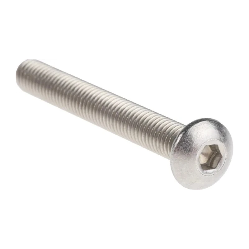 RS PRO Bright Zinc Stainless Steel Hex Socket Cap Screw, Hex Socket Drive, M5 x 40 mm 304-4766
