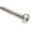 RS PRO Bright Zinc Stainless Steel Hex Socket Cap Screw, Hex Socket Drive, M5 x 40 mm 304-4766