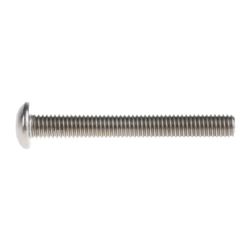 RS PRO Bright Zinc Stainless Steel Hex Socket Cap Screw, Hex Socket Drive, M5 x 40 mm 304-4766