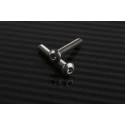 RS PRO Bright Zinc Stainless Steel Hex Socket Cap Screw, Hex Socket Drive, M5 x 40 mm 304-4766