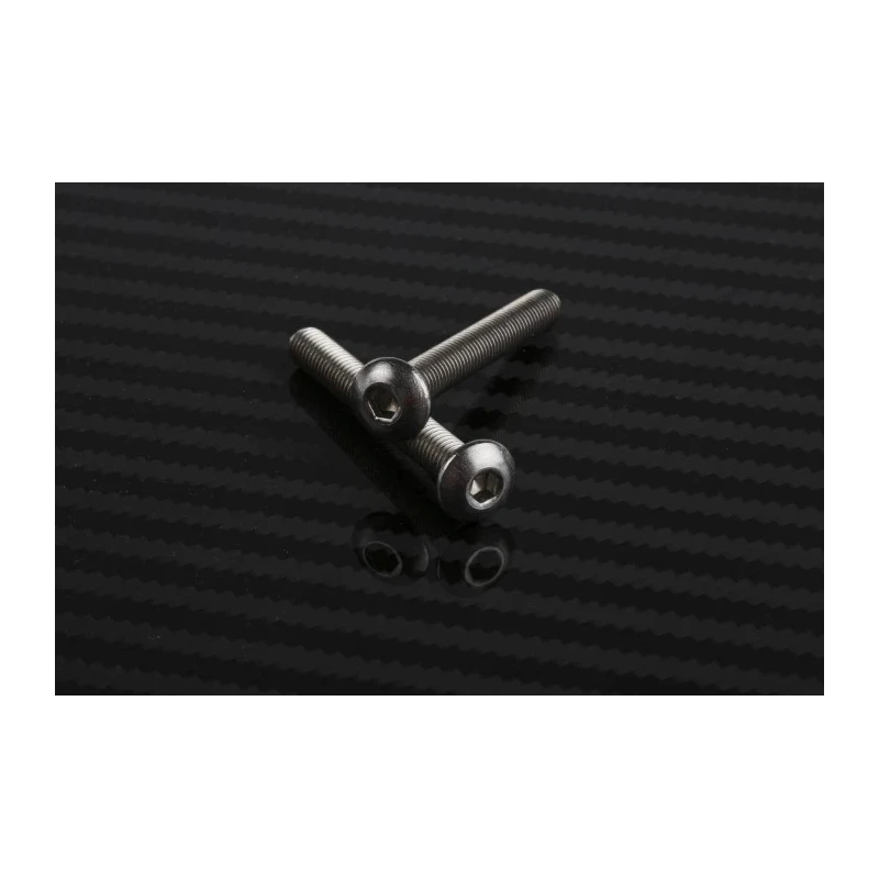 RS PRO Bright Zinc Stainless Steel Hex Socket Cap Screw, Hex Socket Drive, M5 x 40 mm 304-4766