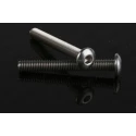 RS PRO Bright Zinc Stainless Steel Hex Socket Cap Screw, Hex Socket Drive, M5 x 40 mm 304-4766