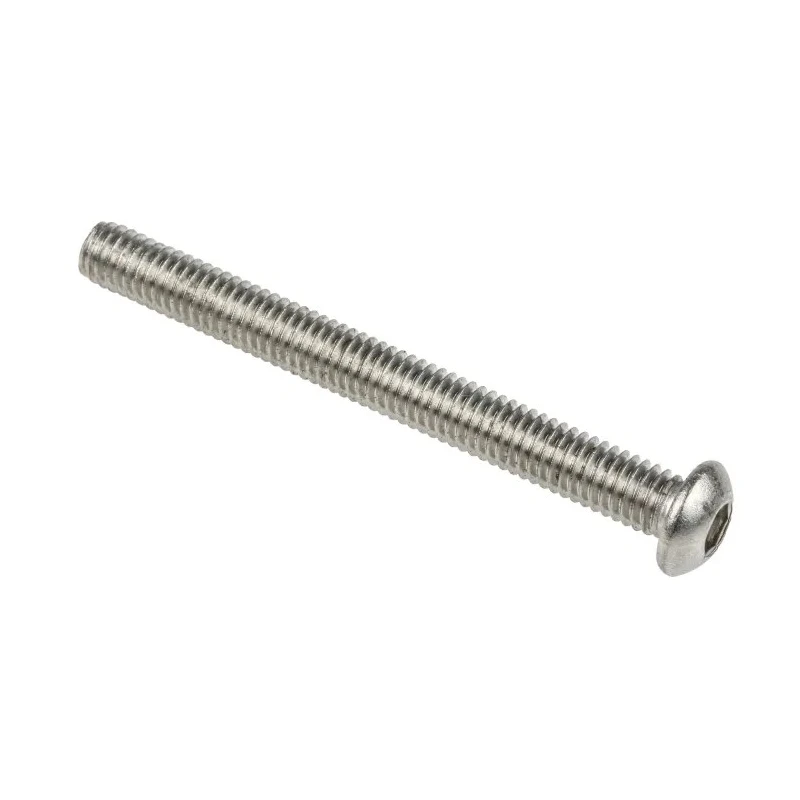 RS PRO Bright Zinc Stainless Steel Hex Socket Cap Screw, Hex Socket Drive, M6 x 60 mm 304-4700
