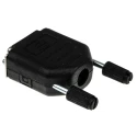 HARTING 9 Way Straight Cable D-Sub Connector Female 6667009910499