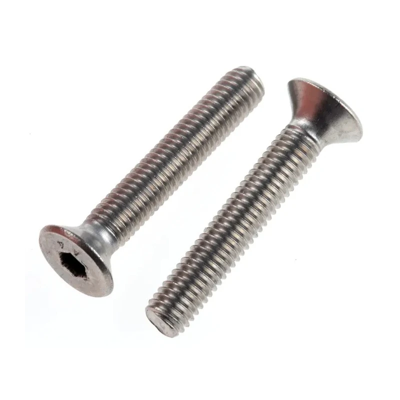 RS PRO Plain Stainless Steel Hex Socket Countersunk Screw, Hex Socket Drive, M5 Thread, 30 mm Length 304-4873