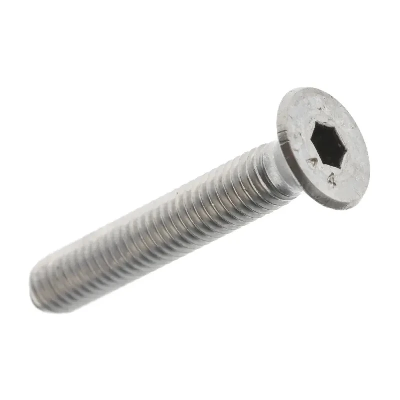 RS PRO Plain Stainless Steel Hex Socket Countersunk Screw, Hex Socket Drive, M5 Thread, 30 mm Length 304-4873