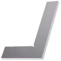 MikronTec 100 mm Engineer Try Square, Blade Width 70 mm, Unhardened Gauge Steel, DIN 875/2 304-8342