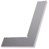 MikronTec 100 mm Engineer Try Square, Blade Width 70 mm, Unhardened Gauge Steel, DIN 875/2 304-8342