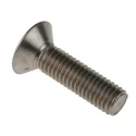 RS PRO Plain Stainless Steel Hex Socket Countersunk Screw, Hex Socket Drive, M8 x 30 mm 304-4823