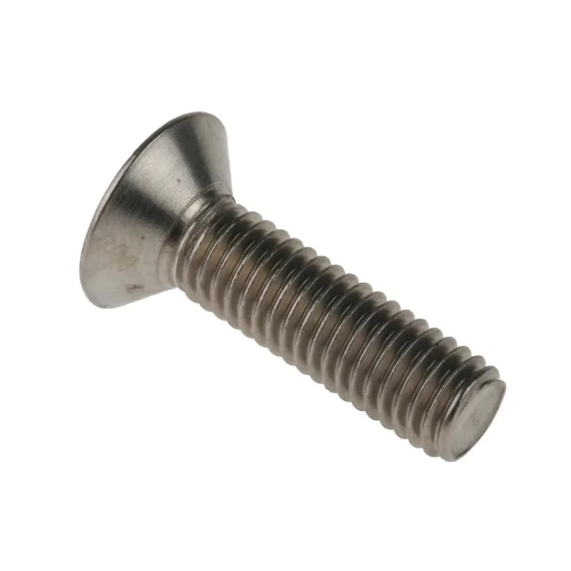 RS PRO Plain Stainless Steel Hex Socket Countersunk Screw, Hex Socket Drive, M8 x 30 mm 304-4823