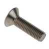 RS PRO Plain Stainless Steel Hex Socket Countersunk Screw, Hex Socket Drive, M8 x 30 mm 304-4823