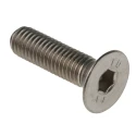 RS PRO Plain Stainless Steel Hex Socket Countersunk Screw, Hex Socket Drive, M8 x 30 mm 304-4823