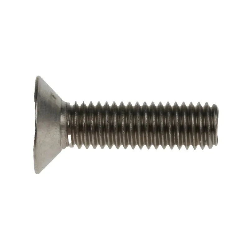 RS PRO Plain Stainless Steel Hex Socket Countersunk Screw, Hex Socket Drive, M8 x 30 mm 304-4823