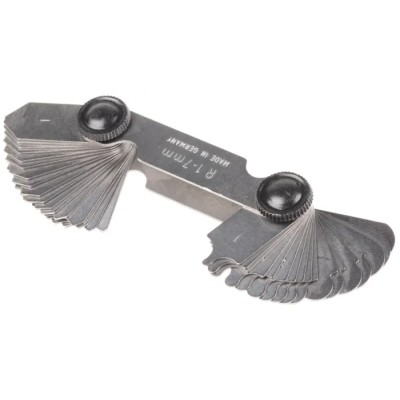 MikronTec Metric Radius Gauge Set with Sizes 1 mm to 7 mm 1724 1-7MM