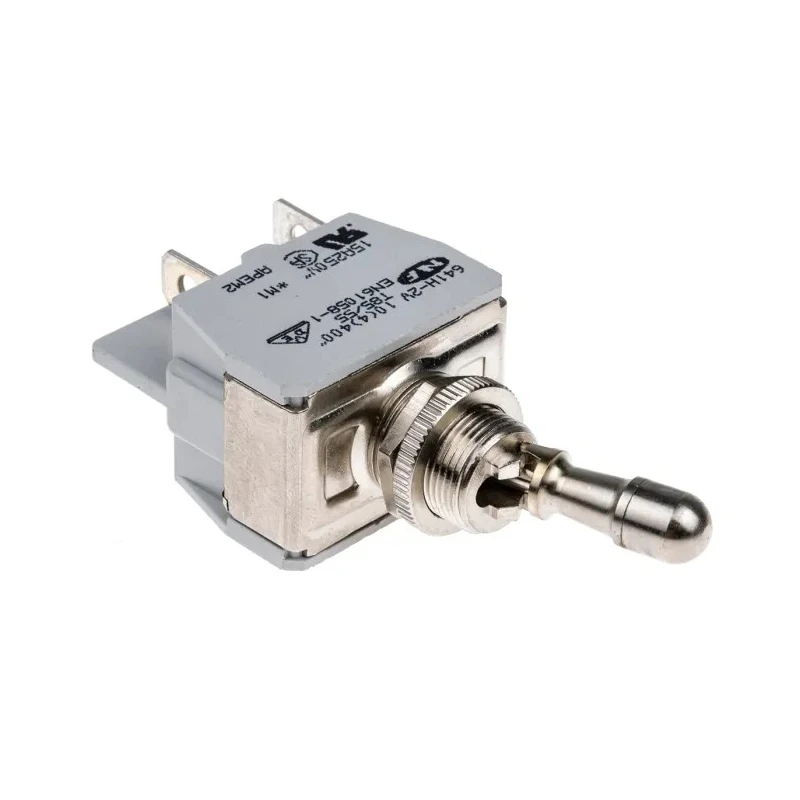 APEM Toggle Switch Panel Mount On-Off DPST Tab Terminal 24V dc 250V ac 641H/2-2V
