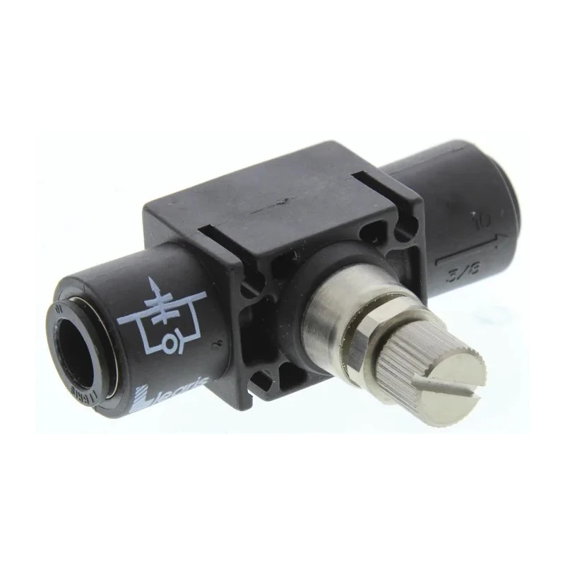 Legris 7770 Series In-line Flow Controller Regulator, Inlet Female, Male, Male/Female, Outlet Male/Female 7770 10 00