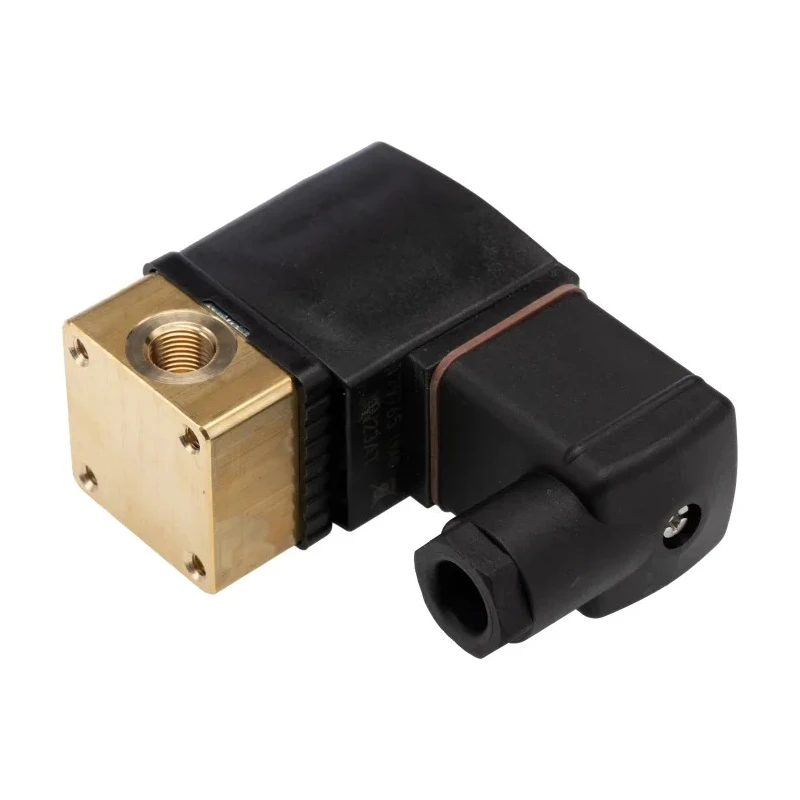 Burkert Compact Brass Body 2 Port Normally Closed Solenoid Valve 134243, 230V AC, 16 bar, 3.18 mm Ports 134243