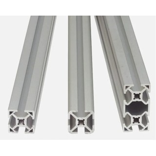 FlexLink Silver Aluminium Strut Profile 44 x 44 mm 5.6 mm Groove 2 m Length Series XD XDBM 2X44