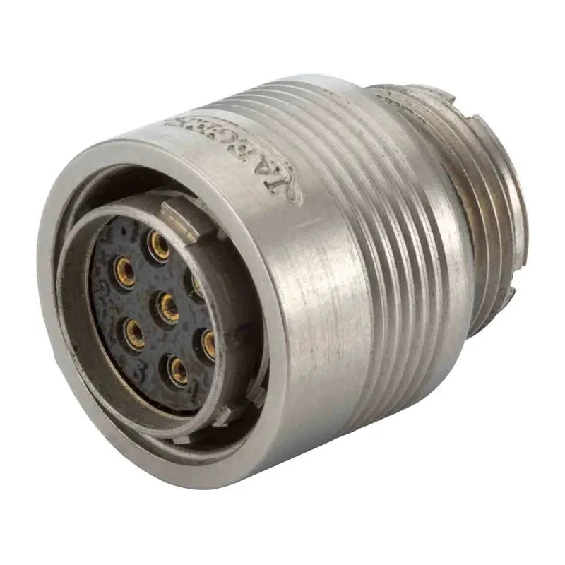 Jaeger Circular Connector, 3 Contacts, Miniature Cable Socket, Female, IP65, Aluminium Housing, Push Pull 5302 320 06