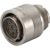 Jaeger Circular Connector, 3 Contacts, Miniature Cable Socket, Female, IP65, Aluminium Housing, Push Pull 5302 320 06