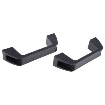 RS PRO Matt Black Plastic Arch Shape Handle 40 mm Height, 28 mm Width, 140 mm Length 456-490
