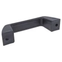 RS PRO Matt Black Plastic Arch Shape Handle 40 mm Height, 28 mm Width, 140 mm Length 456-490
