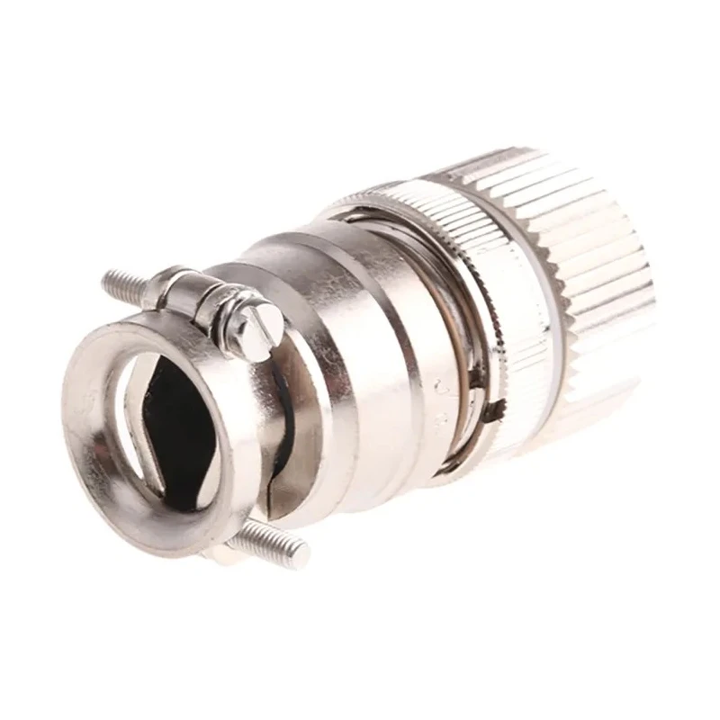 Jaeger Industrial Circular Connector 4 Contacts Cable Mount Female Metal Standard Size IP65 15A 5324 120 06