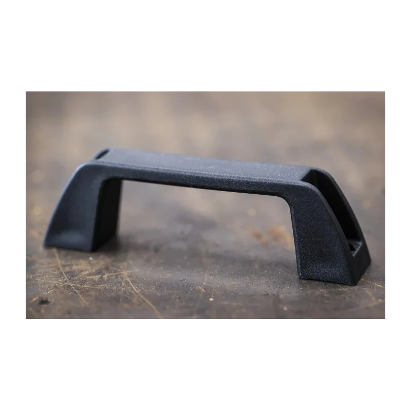 RS PRO Matt Black Plastic Arch Shape Handle 40 mm Height, 28 mm Width, 140 mm Length 456-490