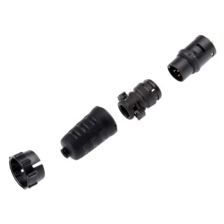 Switchcraft Industrial Circular Connector 6 Contacts Cable Mount Socket Male IP68 IP69K EN3 Series EN3C6MX