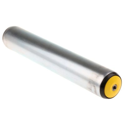Interroll Zinc Plated Round Conveyor Roller Female Threaded Spindle Mild Steel 50 mm Dia. x 300 mm L 2000 N 17X3JAALAE - 300
