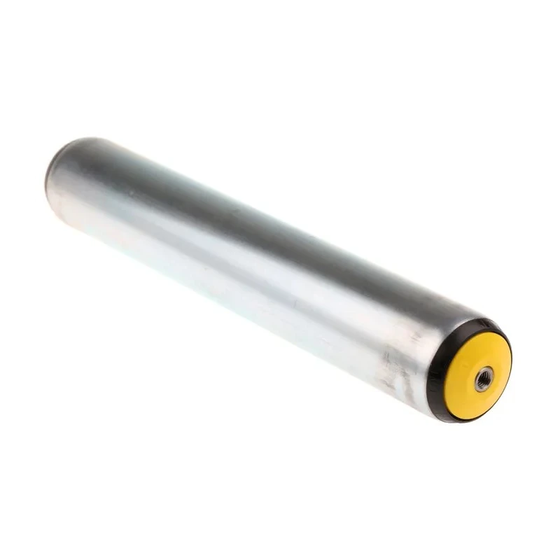 Interroll Zinc Plated Round Conveyor Roller Female Threaded Spindle Mild Steel 50 mm Dia. x 300 mm L 2000 N 17X3JAALAE - 300