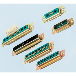 FCT from Molex 27 Way Straight Panel Mount D-Sub Connector Female FM27W2S-K121 / 1731070113