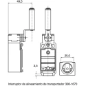 Honeywell Technologies GLC Series Rotary Lever Limit Switch 1 NC/1 NO IP66 Die Cast Zinc Housing 240V AC 6A 