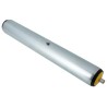 Interroll Zinc Plated Round Conveyor Roller 50 mm Diameter x 350 mm Length, Steel Spindle 10 mm, Overall 17X2JAAJAC - 350