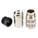 binder Circular Connector 12 Contacts Cable Miniature Plug Male IP67 423 Series 99.5629.15.12