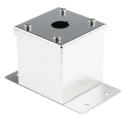 Eaton Grey Stainless Steel RMQ-Titan Push Button Enclosure 22 mm Diameter 1 Hole 118455 M22-I1M/SS