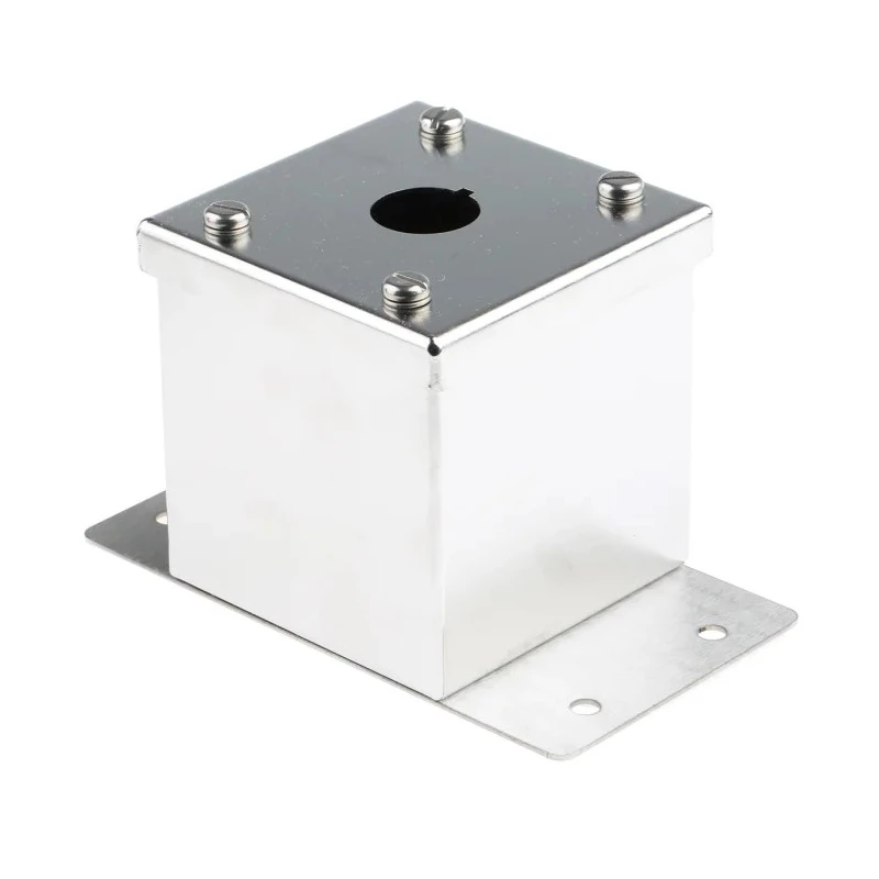 Eaton Grey Stainless Steel RMQ-Titan Push Button Enclosure 22 mm Diameter 1 Hole 118455 M22-I1M/SS