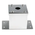 Eaton Grey Stainless Steel RMQ-Titan Push Button Enclosure 22 mm Diameter 1 Hole 118455 M22-I1M/SS