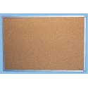 Planorga Brown Cork Notice Board 900mm Height 1.2m Width Aluminium Frame 16054