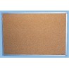 Planorga Brown Cork Notice Board 900mm Height 1.2m Width Aluminium Frame 16054